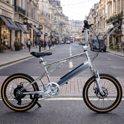 電動アシスト自転車 E-BIKE BMX CYRQ サーク クローム