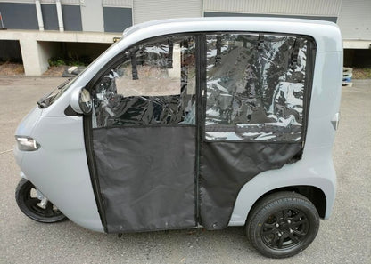 【限定２台】電動トゥクトゥク トライク 軽微な傷あり特価 3輪 3人乗り 側車付 軽二輪 マイクロモビリティ EV 小型 ミニ FAVICLE ファビクル Entre Vehicle アントレビークル グレー