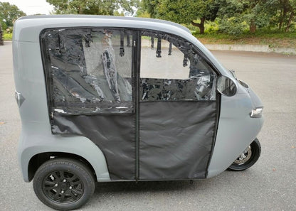 【限定２台】電動トゥクトゥク トライク 軽微な傷あり特価 3輪 3人乗り 側車付 軽二輪 マイクロモビリティ EV 小型 ミニ FAVICLE ファビクル Entre Vehicle アントレビークル グレー