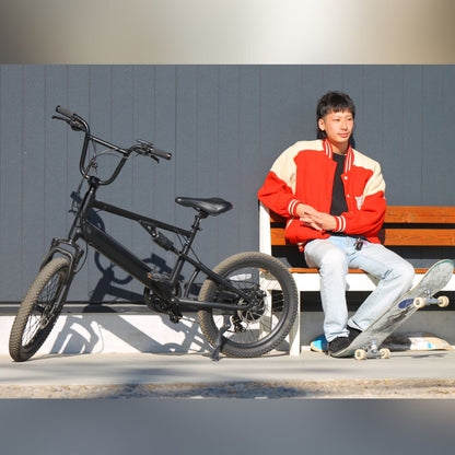 電動アシスト自転車 E-BIKE BMX CYRQ サーク ブラック