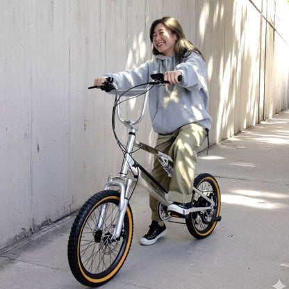 電動アシスト自転車 E-BIKE BMX CYRQ サーク クローム