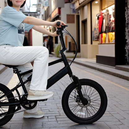 電動アシスト自転車 E-BIKE BMX CYRQ サーク ブラック