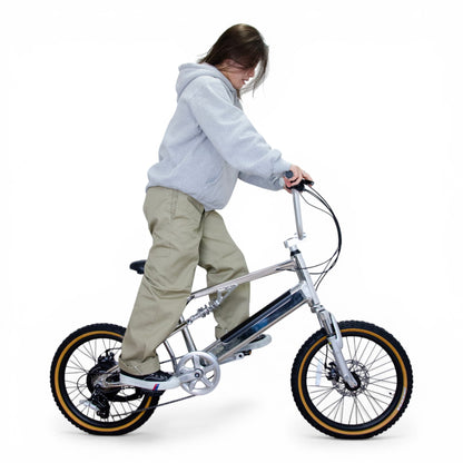 電動アシスト自転車 E-BIKE BMX CYRQ サーク クローム