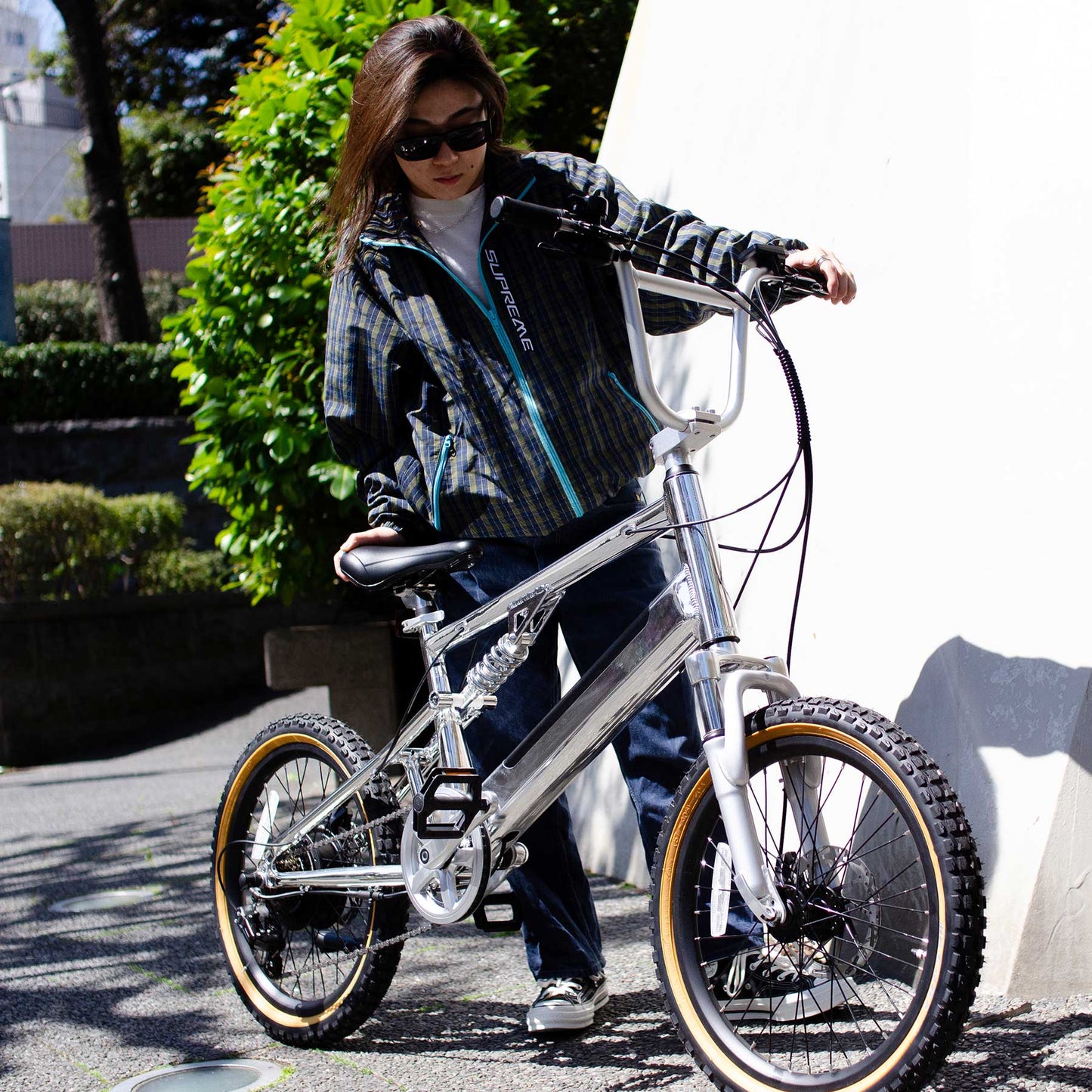 電動アシスト自転車 E-BIKE BMX CYRQ サーク クローム