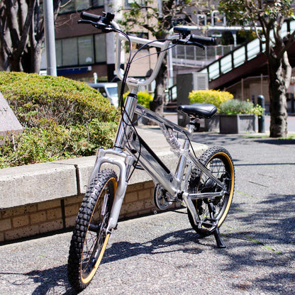 電動アシスト自転車 E-BIKE BMX CYRQ サーク クローム