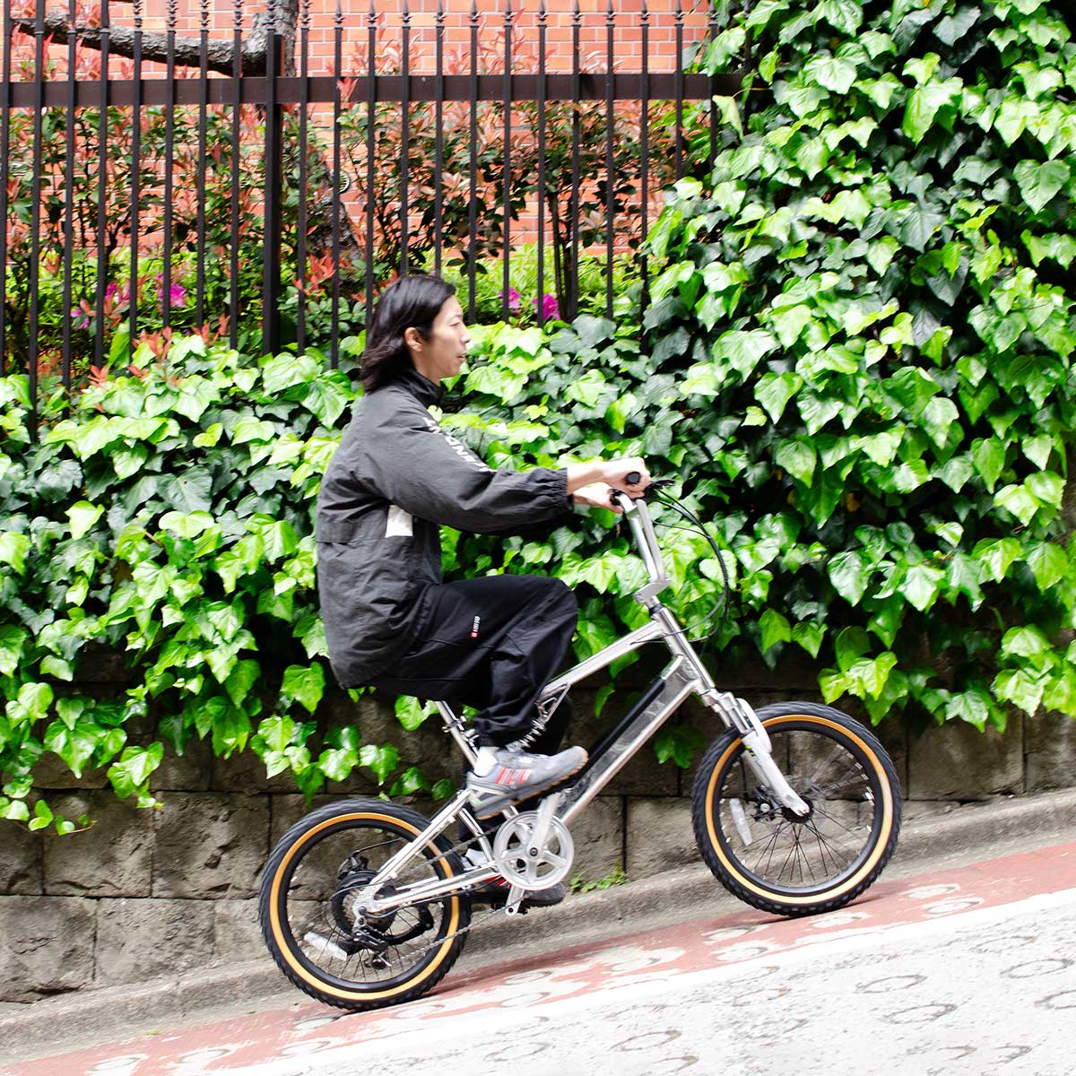 電動アシスト自転車 E-BIKE BMX CYRQ サーク クローム