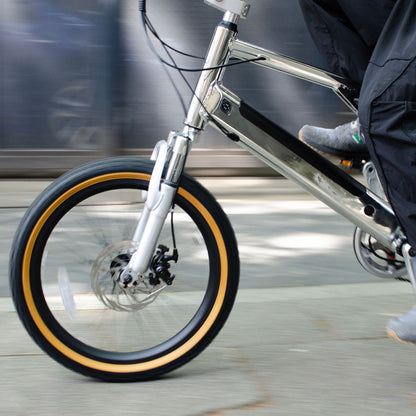 電動アシスト自転車 E-BIKE BMX CYRQ サーク クローム