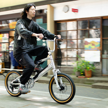 電動アシスト自転車 E-BIKE BMX CYRQ サーク クローム